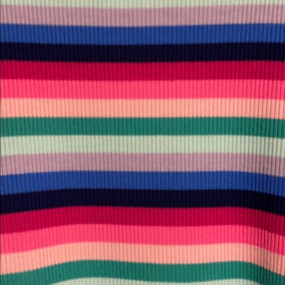 SO Girls rainbow striped cotton dress L (10-12) - Picture 4 of 7